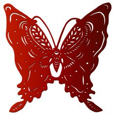 Paper cut in Butterfly shape - Illustration N6