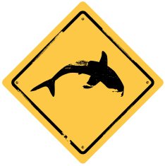 shark warning sign N2
