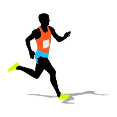 Running silhouettes N20