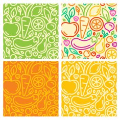 Vector seamless patterns N6