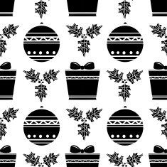 Christmas seamless pattern N163