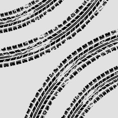 Grunge tire track background N3
