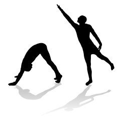 Vector silhouette of a man N770