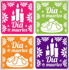 Day Of The Dead - Cut Out Paper Set N3