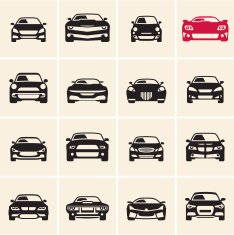 vector car icons N2