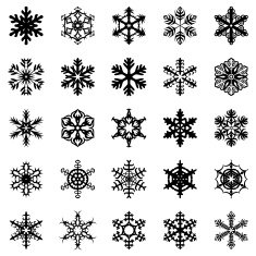 snowflakes set N11