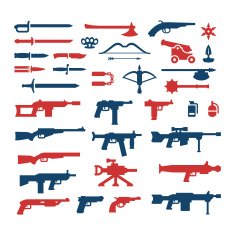 Set color icons of weapons