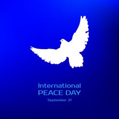 International peace day Greeting card