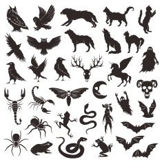 Halloween characters collection