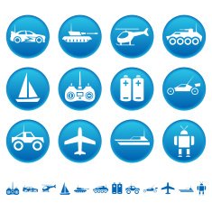 Remote Control Toys Icons N2
