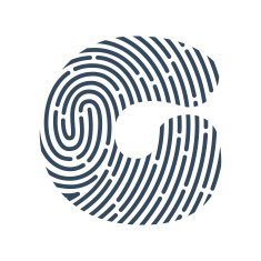 G letter line logo Vector fingerprint design