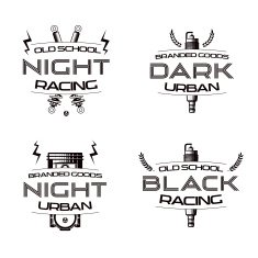 Dark racing urban badges N2