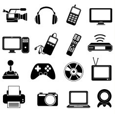 Electronics icons N9