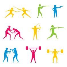 set of game design vector