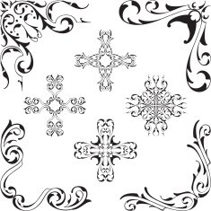 Antic victorian corner set
