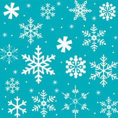 Seamless snowflakes pattern N14