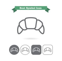 Croissant icons N2