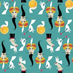 Magic set Seamless background pattern N2