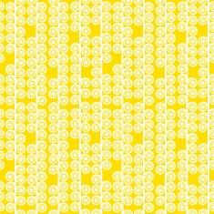 white floral ornament seamless pattern
