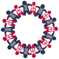 British and english boys circle