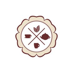 Tea Icons Set on White Background Vector N2