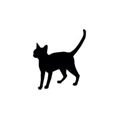 Cat Silhouette N85