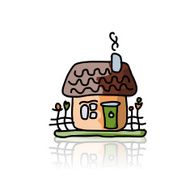 House icon sketch for your design N15