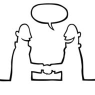 Two People Shaking Hands N3
