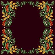 Beautiful Russian folk painting Vector background N2