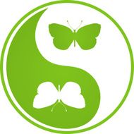 Yin Yang butterfly