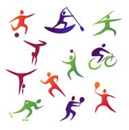 Collection Of Outdoor Sports Icons