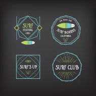 Surf badges