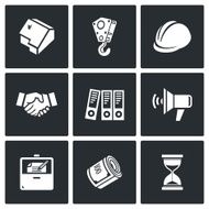 Construction icons Vector Illustration