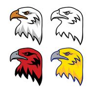 Set of Eagle Mascot