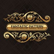 Vintage floral decor ornament pattern