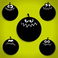 Scary Little Pumpkin Halloween Icons