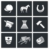 Stable icons Vector Illustration