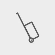 Luggage carrier thin line icon N4