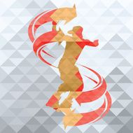 Geometric skater