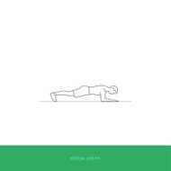 Fitness Icon Workout - elbow plank