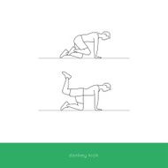 Fitness Icon Workout - donkey kick