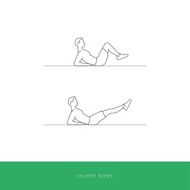 Fitness Icon Workout - crunch kicks