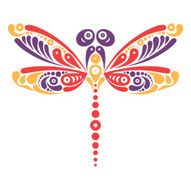 Beautiful dragonfly tattoo N2