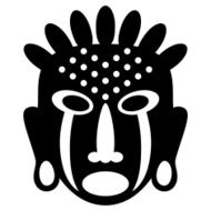 African Masks tribal design N6