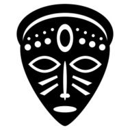 African Masks tribal design N8