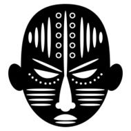 African Masks tribal design N9