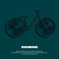 Minimalistic bicycle icon