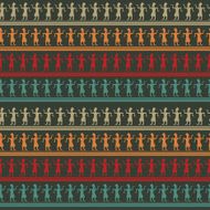 Egyptian ethnic seamless pattern