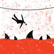 Falling from a tightrope