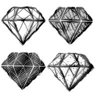 Hand drawn diamond symbol N2